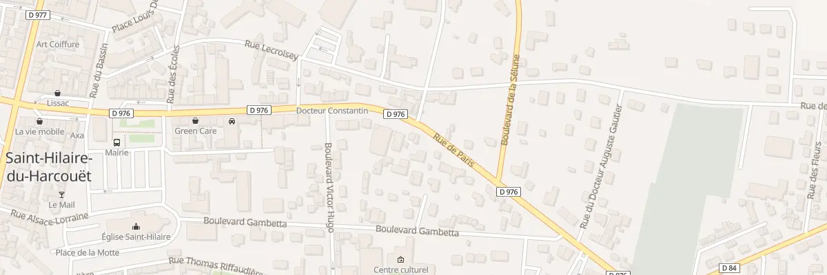 Plan du 110 Rue de Paris - St-Hilaire à Saint-Hilaire-du-Harcouët