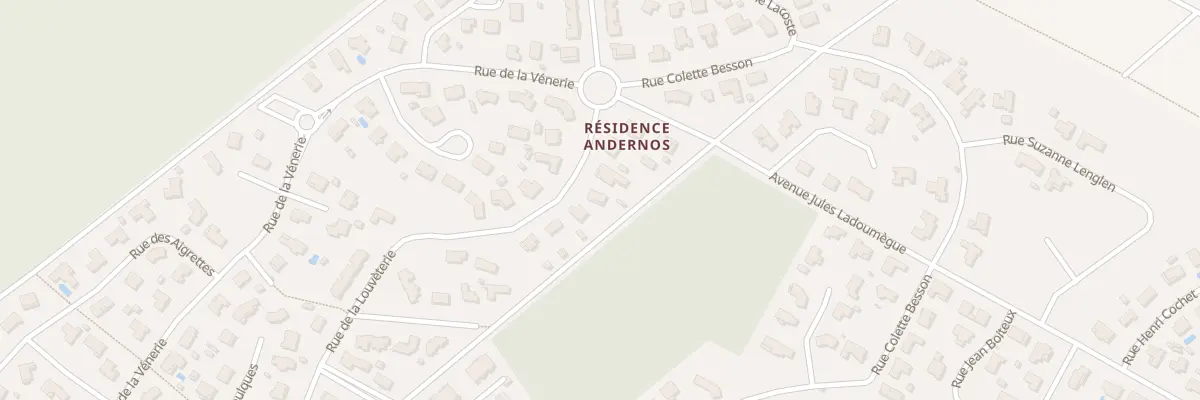 Plan du 24 Rue de la Louveterie à Andernos-les-Bains