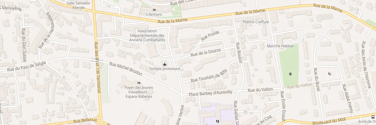 Plan du 6 Rue de la Source à Saint-Lô