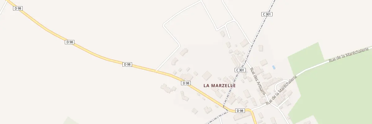 Plan du 46 Les Marzelles à Sainte-Cécile