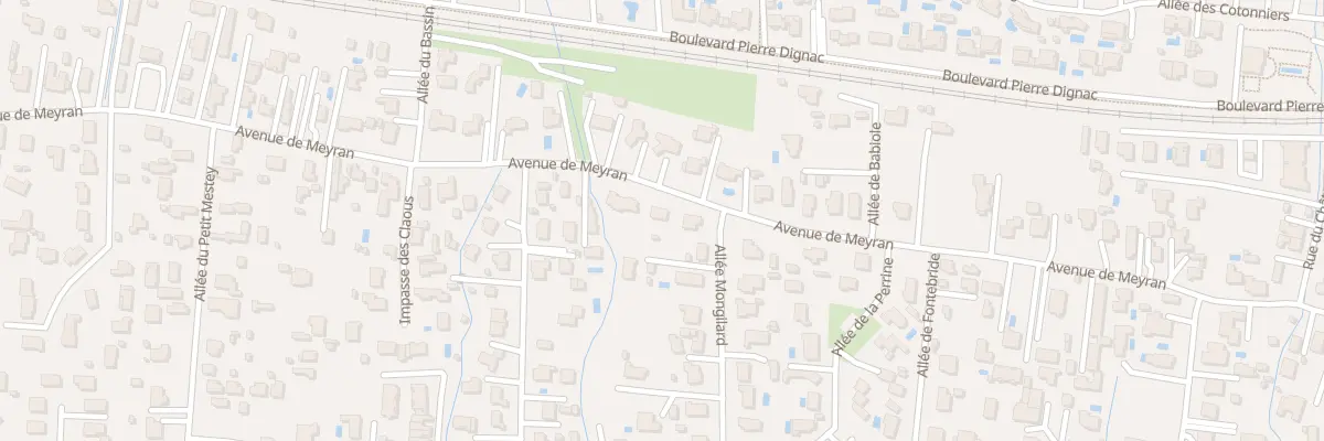 Plan du 31 Av de Meyran à Gujan-Mestras