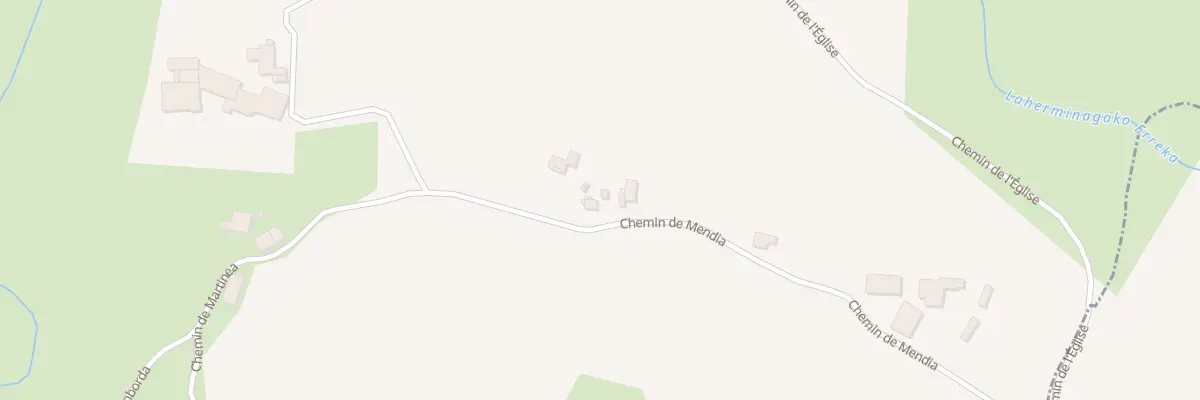 Plan du 857 Che de Mendia à Béguios
