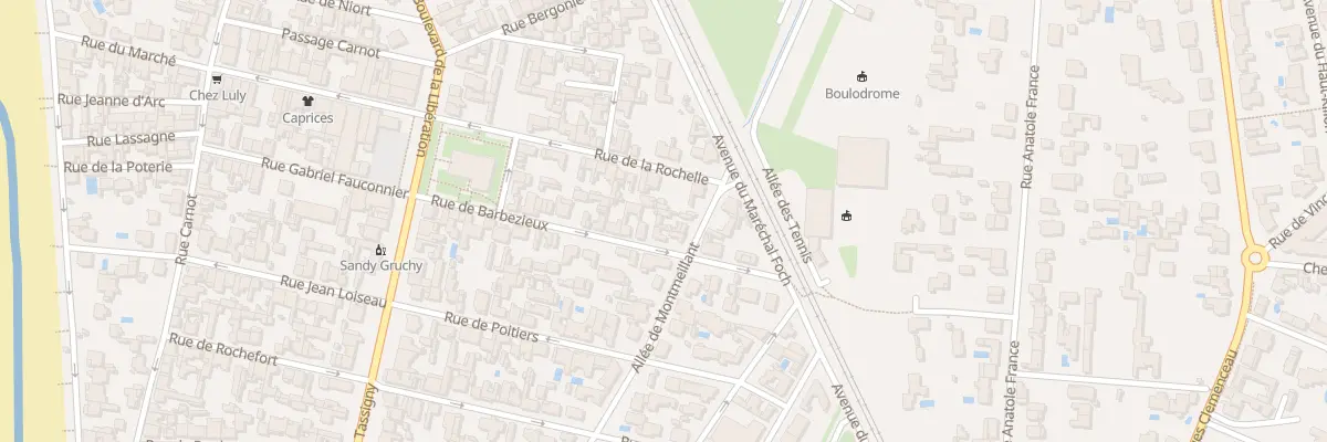Plan du 4B All de Montmeillant à Châtelaillon-Plage
