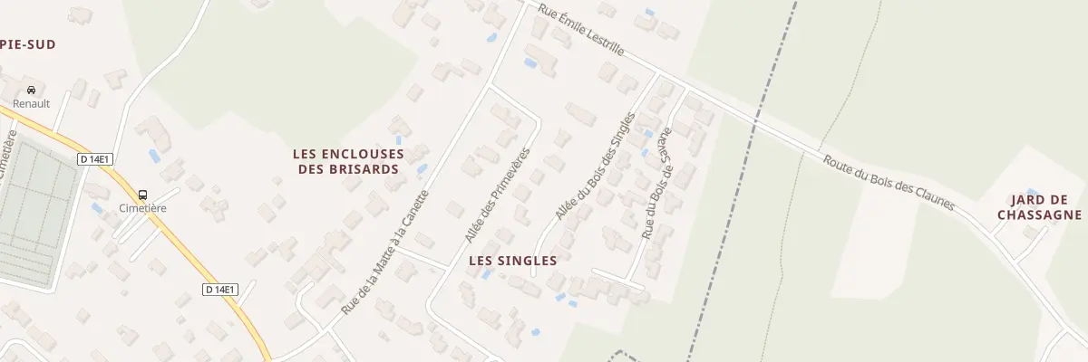 Plan du 12 All des Primevères à Étaules