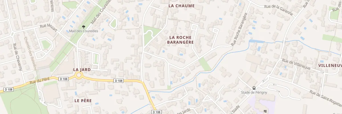 Plan du 1 Rue Roche Barangere à Périgny