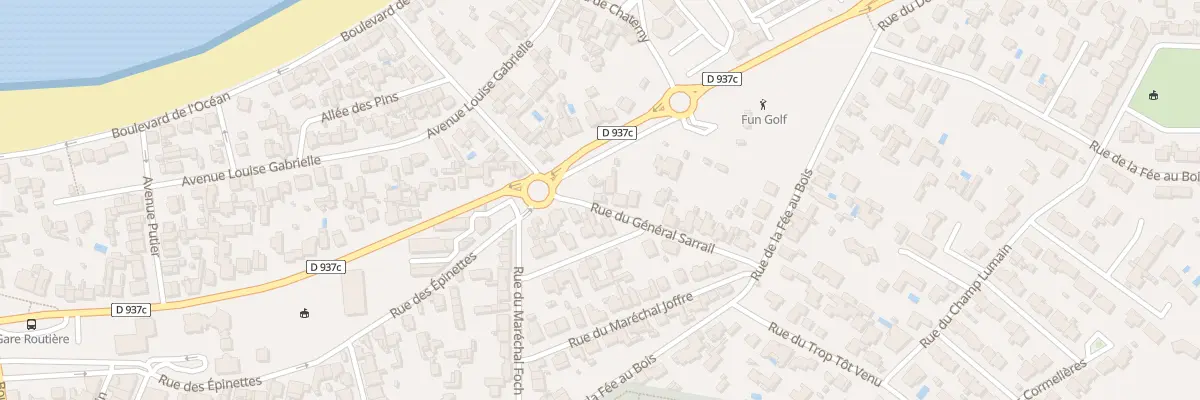 Plan du 4 Rue du Général Sarrail à Fouras