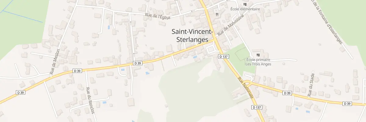 Plan du 11 Rue de sainte-cécile à Saint-Vincent-Sterlanges