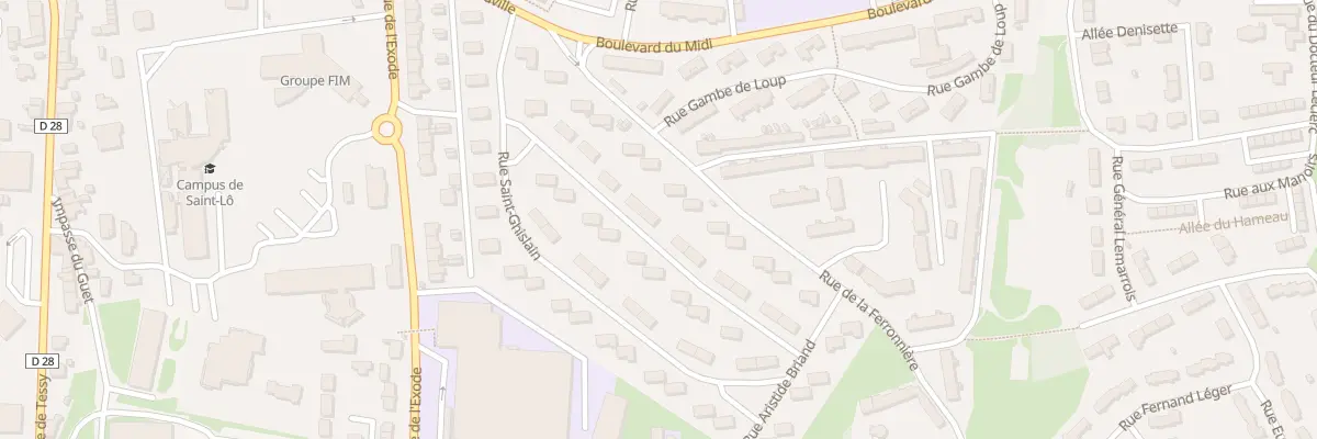 Plan du 131 Rue Robert Schuman à Saint-Lô