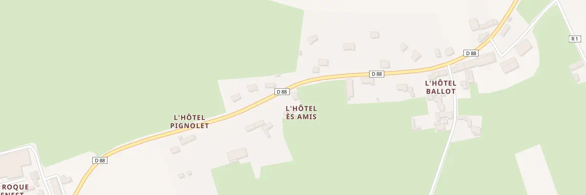 Plan du 9 L’Hotel Es Amis à Airel