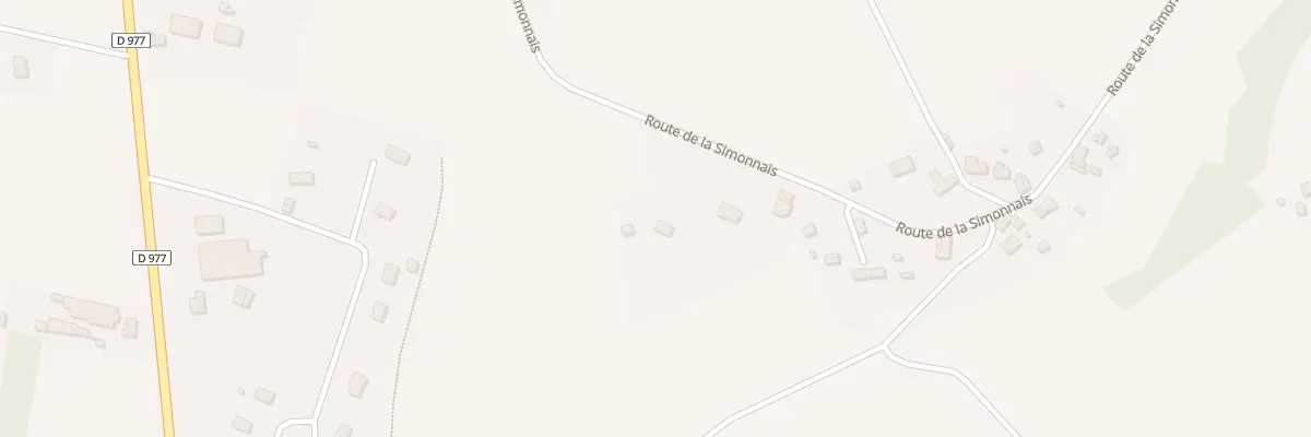 Plan du 434 Rte de la Simonnais aux Loges-Marchis