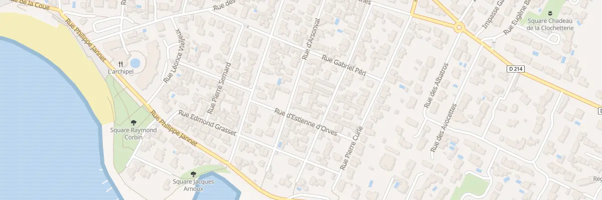 Plan du 9 Rue d’Arsonval à Fouras