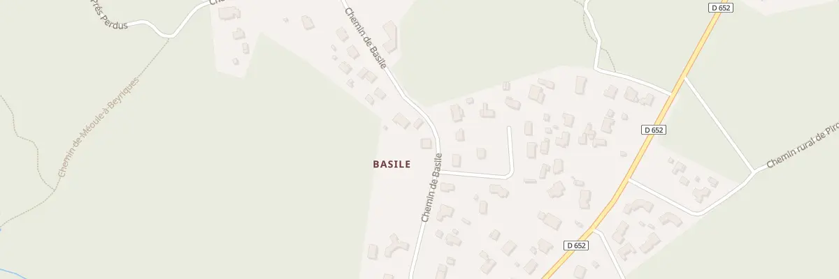 Plan du 240 Che de Basile à Sanguinet