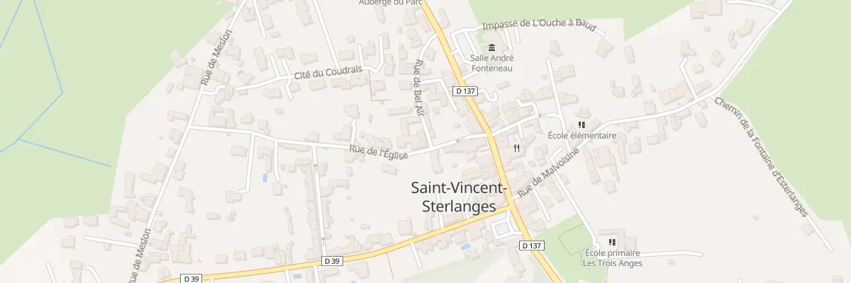 Plan du 4 Rue de l’église à Saint-Vincent-Sterlanges