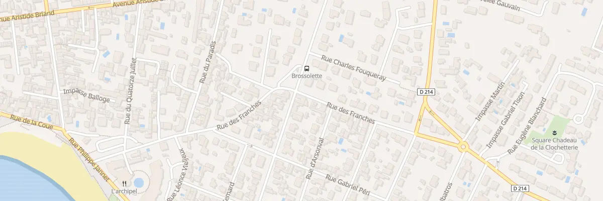Plan du 31 Rue des Franches à Fouras