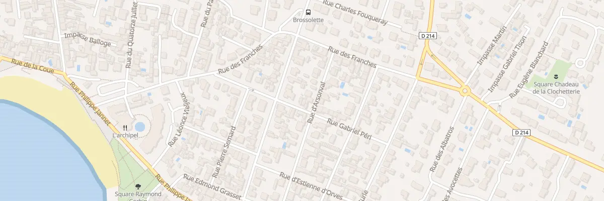 Plan du 17 Rue Gabriel Péri à Fouras