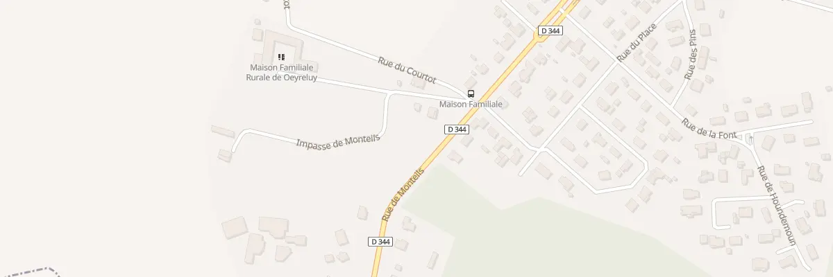 Plan du 35 Rue de Monteils à Oeyreluy