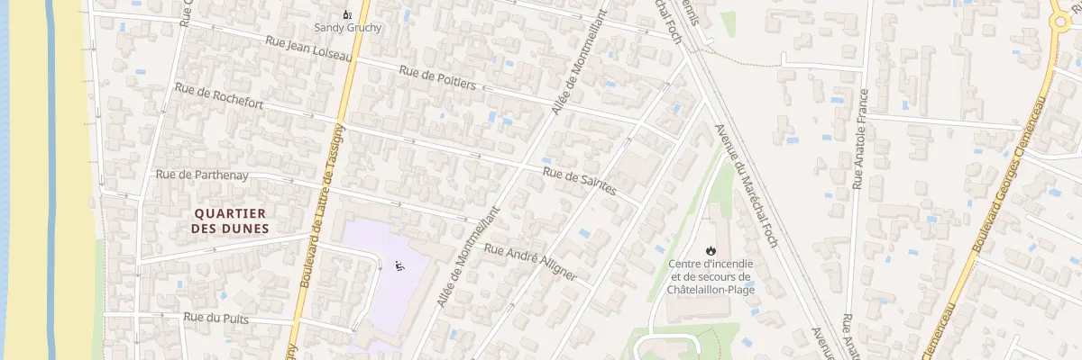 Plan du 26 Rue de Saintes à Châtelaillon-Plage