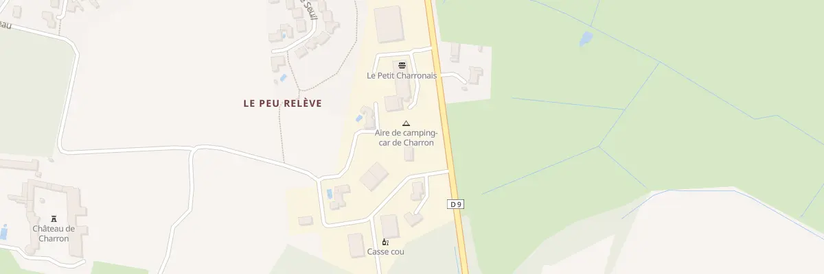 Plan du 11 Le Peu Releve à Charron