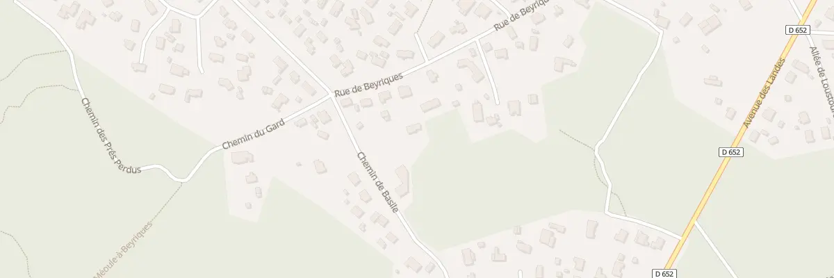 Plan du 653 Rue de Beyriques à Sanguinet