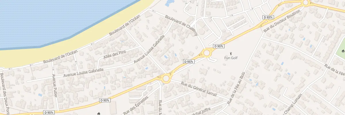 Plan du 72 Av du Cadoret à Fouras