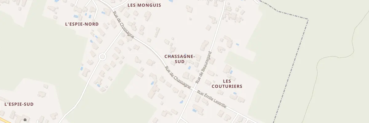 Plan du 77 Rue de Chassagne à Étaules