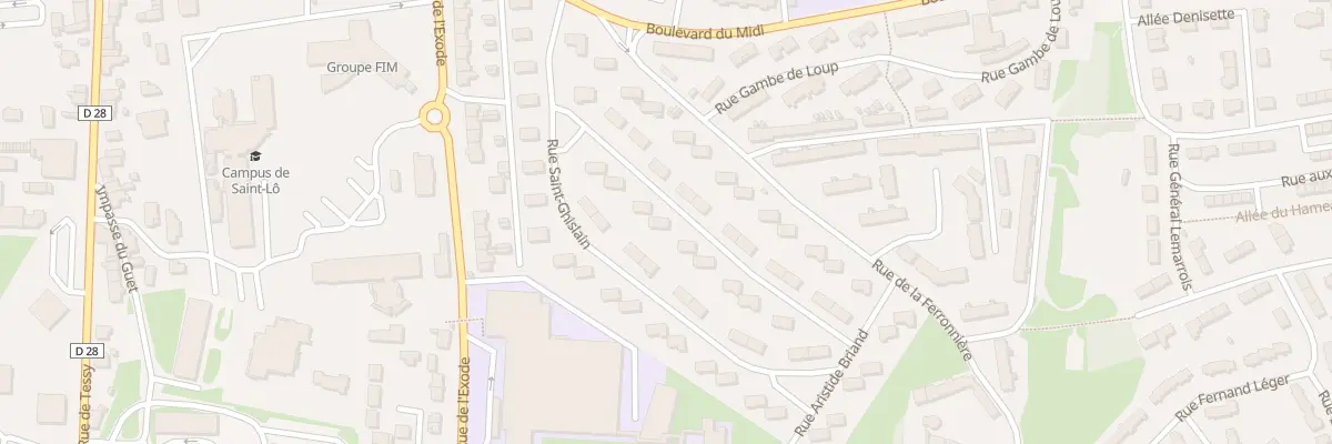 Plan du 112 Rue Robert Schuman à Saint-Lô