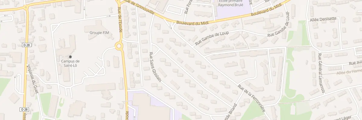 Plan du 89 Rue Robert Schuman à Saint-Lô
