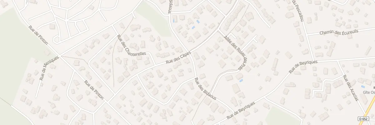 Plan du 216 Rue des Cèpes à Sanguinet