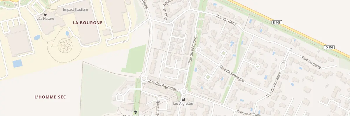 Plan du 10 Rue du Poitou à Périgny