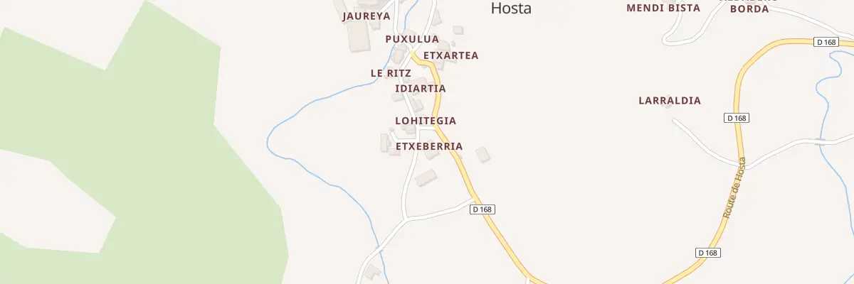 Plan du 110 Che d’Eskola à Hosta