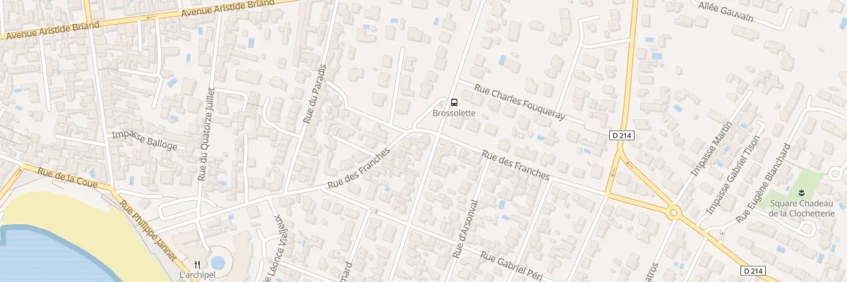 Plan du 29 Rue des Franches à Fouras