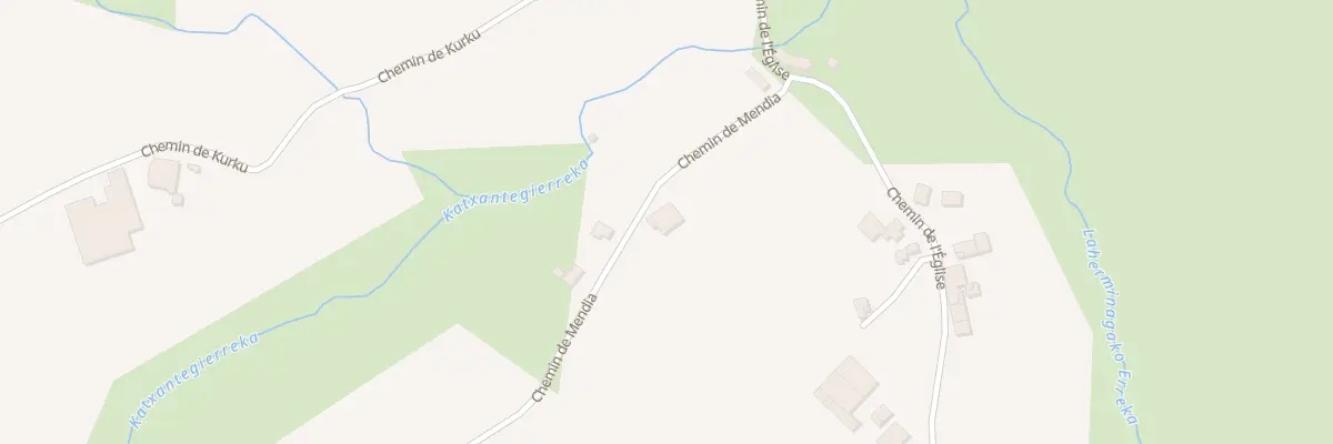 Plan du 157 Che de Mendia à Béguios