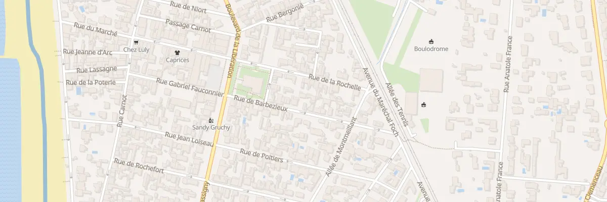 Plan du 19T Rue de Barbezieux à Châtelaillon-Plage