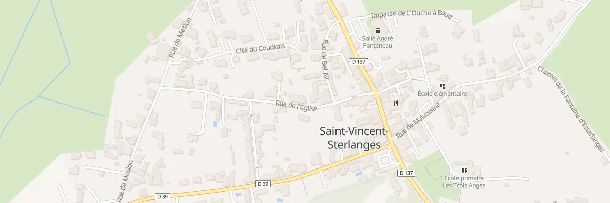 Plan du 12 Rue de l’église à Saint-Vincent-Sterlanges
