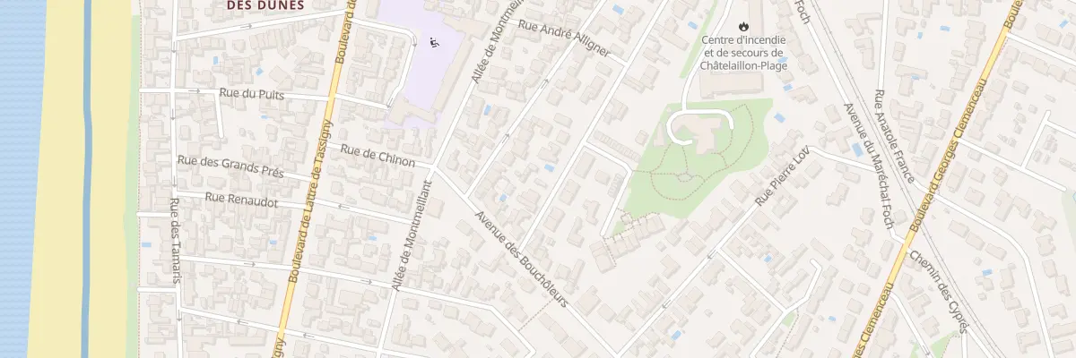 Plan du 44 Rue de Blaye à Châtelaillon-Plage