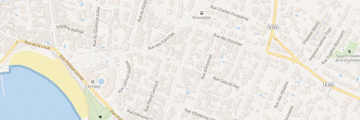 Plan du 21 Rue Gabriel Péri à Fouras