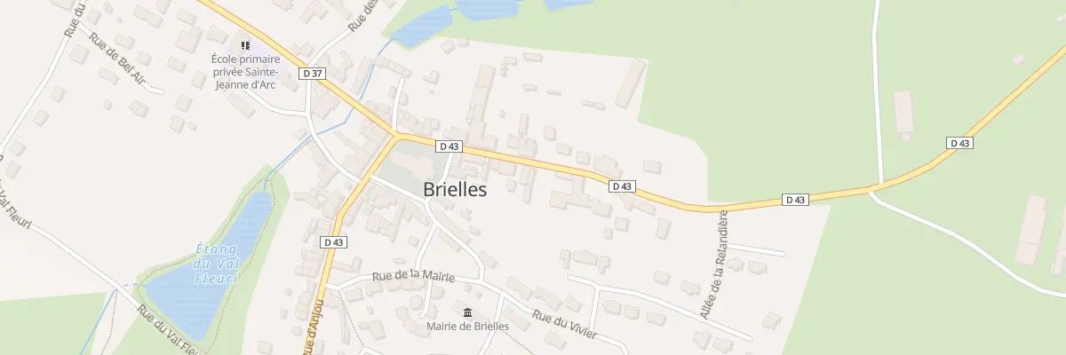 Plan du 5017 Rue du Maine à Brielles