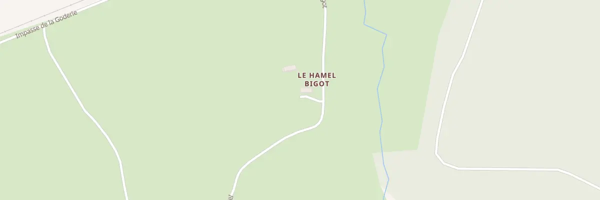 Plan du 2 Rte du Hamel Bigot - Courson à Noues de Sienne