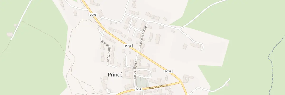 Plan du 4 Rue de la Mairie à Princé