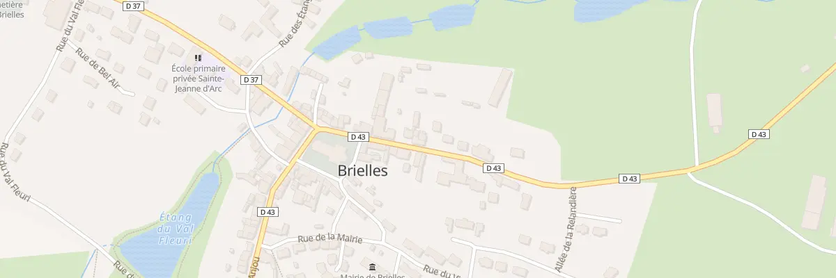 Plan du 17 Rue du Maine à Brielles