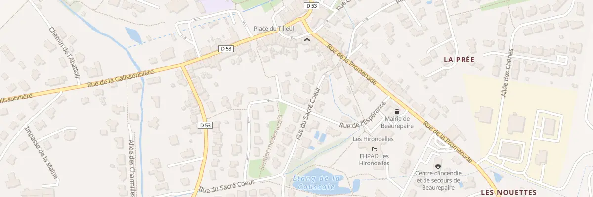 Plan du 21 Rue de l’Espérance à Beaurepaire
