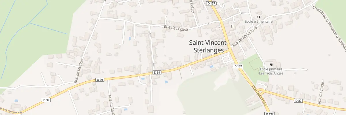 Plan du 22 Rue de sainte-cécile à Saint-Vincent-Sterlanges
