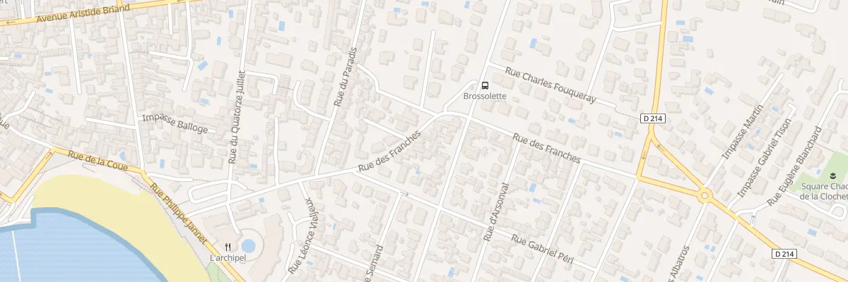 Plan du 23 Rue des Franches à Fouras