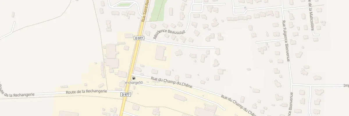 Plan du 8 Rue Saint Berthevin - Parigny à Grandparigny