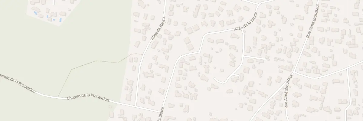 Plan du 33B All de la Biotte à Gujan-Mestras