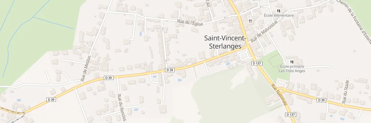 Plan du 24 Rue de sainte-cécile à Saint-Vincent-Sterlanges