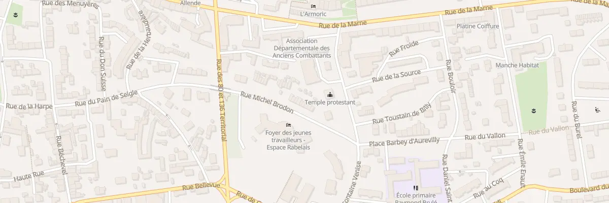 Plan du 53 Rue Michel Brodon à Saint-Lô
