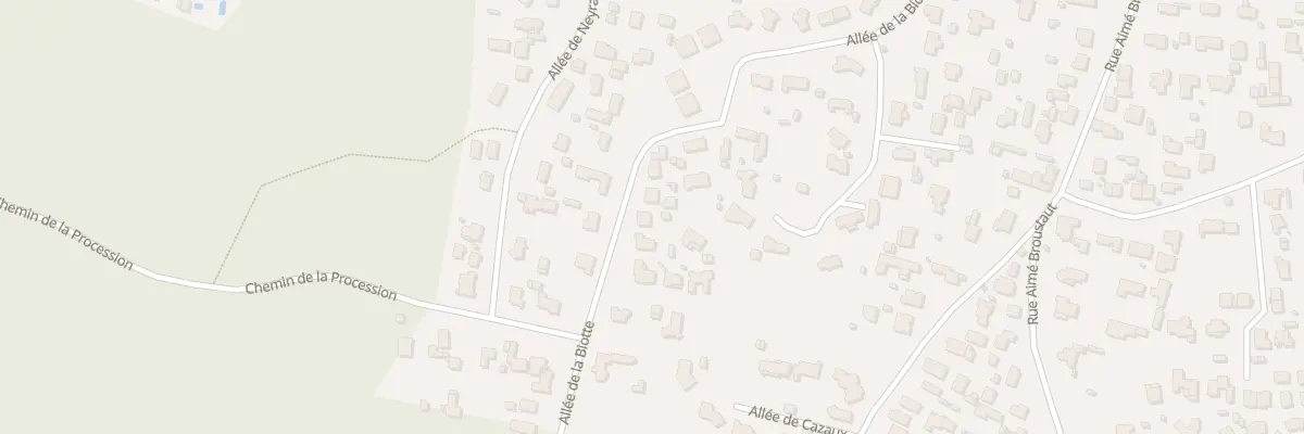 Plan du 39 All de la Biotte à Gujan-Mestras