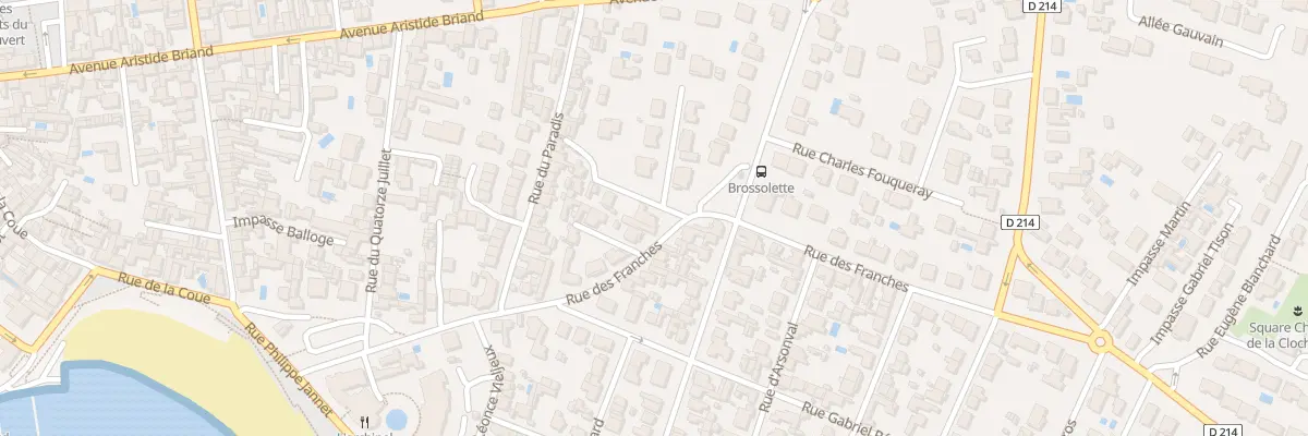 Plan du 24 Rue des Franches à Fouras