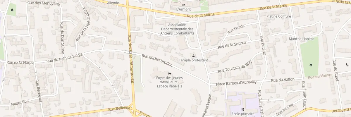 Plan du 49 Rue Michel Brodon à Saint-Lô